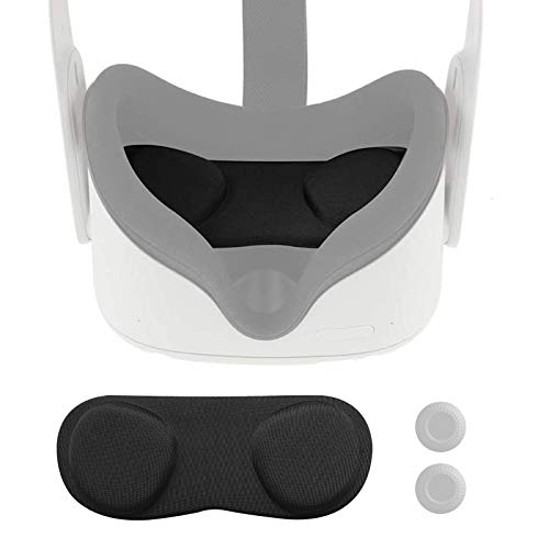 Esimen Capa de proteção de lente VR para Oculus Quest 2 Protetor de lente com aderência de polegar A