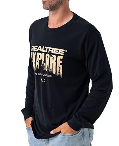 Realtree Men's Hunting/Fishing Graphic Long Sleeve Shirts for Deer, Elk, Turkey, Duck and Fish3
