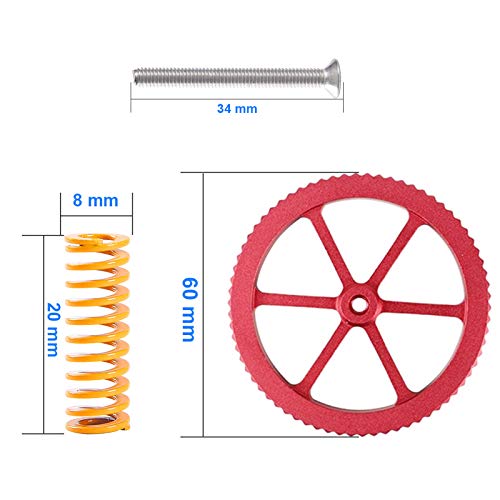 Tornillos y tuercas para nivelación de cama 3D - Fernando Cortés