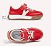 LUCKY STEP Kids Sneakers for Girls Boys Colorful Storybook Lightweight Running Shoes Hook and Loop Walking Anti-Slip Casual Shoes Athletic Unisex-Child Toddler(Red,Little Kid 13)