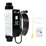 FOKOL 2025 Upgraded IC40 Salt Cell Replacement for Pentair IntelliChlor EC-520555 520555, Chlorine Generator for Inground Saltwater Pools Up to 40,000 Gallons, Includes Cable & PVC Unions