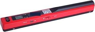 Document Scanner Document Scanner Portable Handheld Scanner, Mobile 900DPI HD Home Color A4 Book File Photo Scanner, Support JPEG&CPF Format (Color : Rosso, Size : 1)