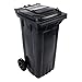 SSI Contenedor Basura 120 litros (Gris Antracita)