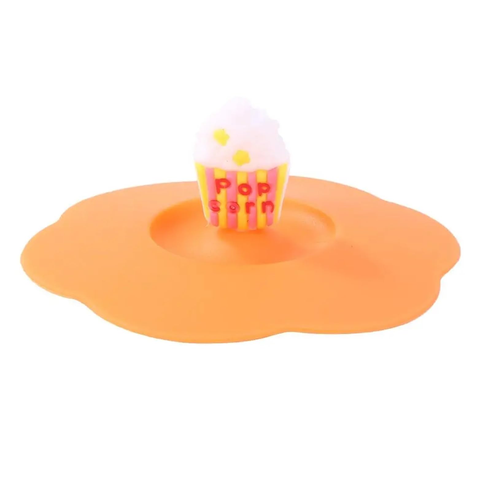 5Pcs Silicon Dust Proof Lids Cup Lid Cartoon Reusable Mug Cover Leakproof Tea Coffee Drinking Outdoor Drinkware Accessories For Mugs(Color9)
