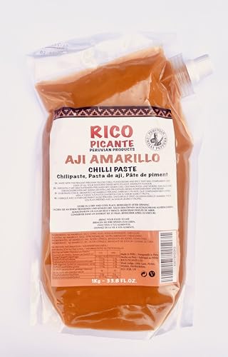 Pasta de chile Aji Amarillo de 1 kg Rico Picante
