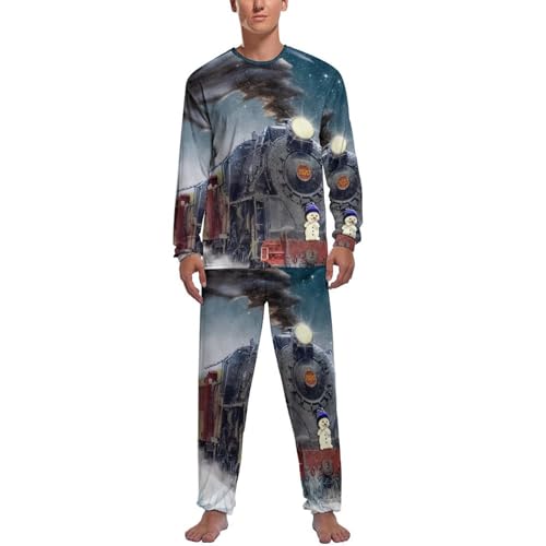 Pijama homme haut et bas vintage pour hiver cocooning et nuits fraîches
