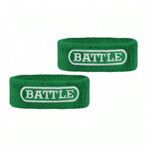 Image of Battle Football Armbands - High-Performance Bands for Football Athletes - Includes 2 Bicep Bands - Ultra-Soft Material to Wick Away Sweat and Keep Hands Dry and Comfortable - Machine Washable