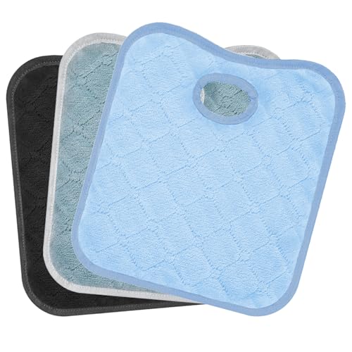ELNX Juego de 3 Protectores de Asiento para Entrenamiento de Orinal | Protectores de Asiento para sillas Infantiles | Absorbe Agua y Anti filtración | Accesorios de Cochecito (Negro, Gris, Azul)