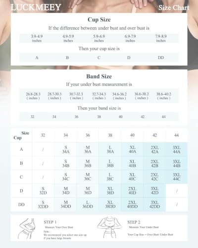 Image of LUCKMEEY Womens Wireless Push Up Bras Sexy V Mesh Supportive Seamless T-Shirt Bra No Underwire (U-Back & Crossback)