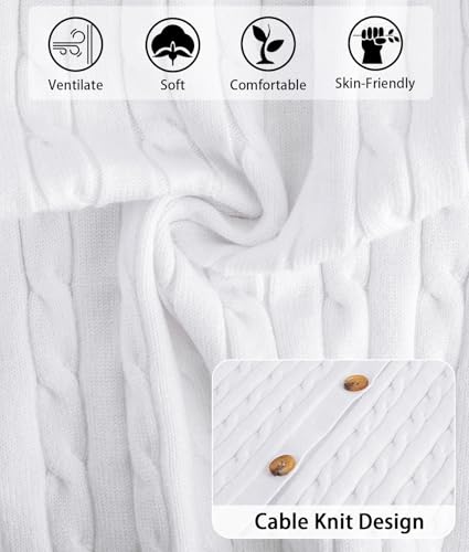 Girls Cardigan Long Sleeve Button Front Sweater Toddler Kids Knit School Uniforms Sweaters with Pockets 3-12 Years