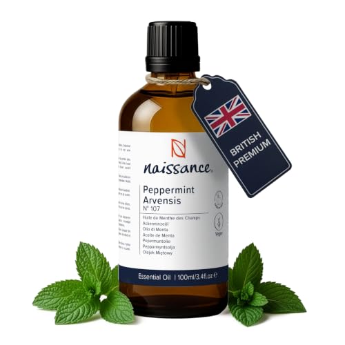 Naissance Peppermint (Arvensis) Essential Oil (No. 107) - 100ml...