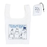 丸眞 エコバッグ MOOMIN ムーミン ふきげんブルー コンパクト 収納 再生ポリエステル使用1425024200
