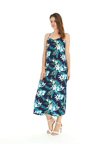 Image of Family Matching Hawaiian Clothes, Orchid Breeze Navy | Lightweight 100% rayon • Family matching outfits • Beach vacations • Luaus • Cruises • Family photos