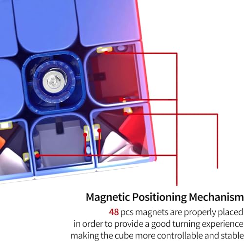 Image of HAWKISTER Kid Moyu Rs3M Magnetic Cube (Standard Version) Speed Cube 3X3 Sticker-Less (1 Pieces)