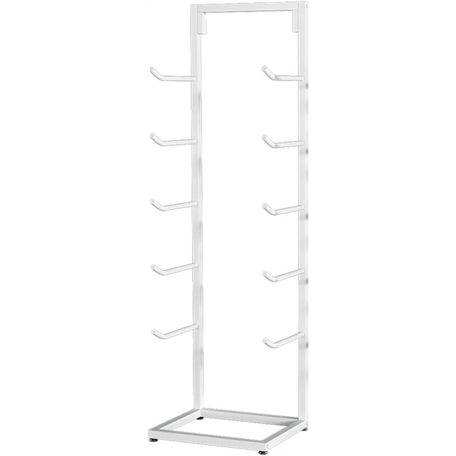 Soporte de suelo para esterillas de yoga que elimina el desorden en casa