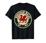 Wrexham Wales Est 1857 Welsh Dragon T-Shirt