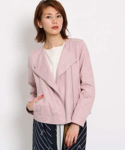 Amazon エージー バイ アクアガール Ag By Aquagirl スエード風ライダースジャケット C 36 S ピンク 070 コート ジャケット 通販