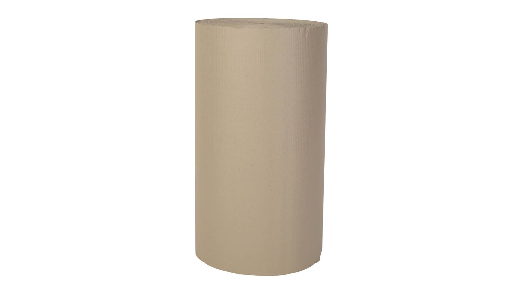 packster 12x Rollenwellpappe Wellpapprolle 100cm 70lfm Braun C-Welle Wellpappe Verpackungsmaterial für sicheren Versand & Lagerung