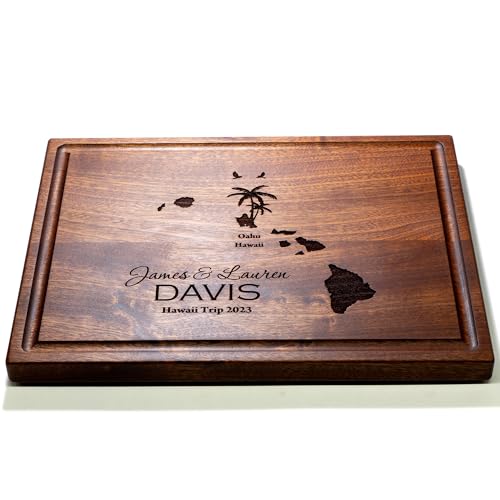 Tabla de cortar rectangular de madera personalizada Straga miniatura 1