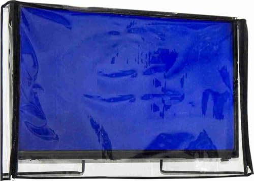 Image of PVC Transparent 24 Inch LED /LCD TV Cover with Zip Enclosure Compatible for Xiaomai, Lg, Samsung, Redmi, Vw, TCL, Acer All Brands Models.