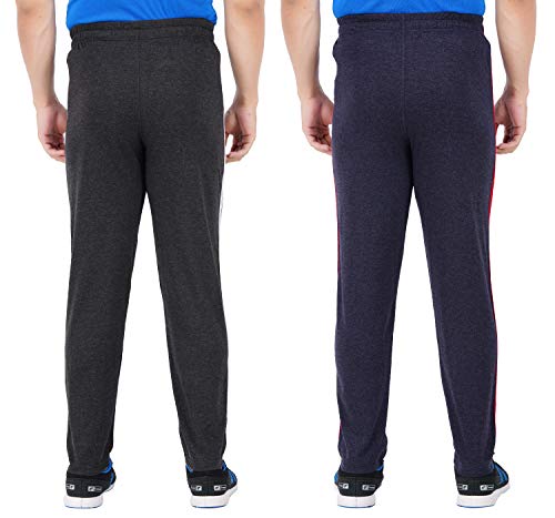 Image of GUIDE Men's Regular Fit Trackpants (Pack of 2)