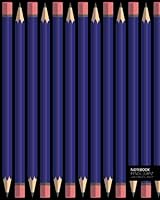 Notebook Pencil | Lápiz: (Dark Purple Stationery Edition) Fun notebook 192 ruled/lined pages (8x10 inches / 20.3x25.4 cm / Large Jotter) 1076433499 Book Cover