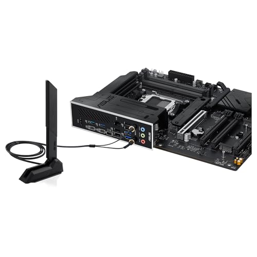 ASUS X870 MAX Gaming WIFI7 - Placa Base AMD X870 ATX, Negro, 12+2+1 DrMOS, DDR5, PCIe 5.0, Q-Release, M.2, WiFi 7, Q Antenna, 2.5Gb Ethernet, HDMI, USB4, USB Tipo-C, BIOS Flashback, Aura Sync - imagen 8