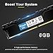 Wlizedle 32GB Kit (4x8GB) DDR3 Desktop Memory RAM 1866MHz CL13 UDIMM, PC Arbeitsspeicher PC3-14900 240-Pin 1,5V Non-ECC 2Rx8 Computer Speicher Upgrade für Rechner, Schwarz