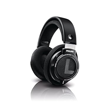 Headphone com Som em Alta Definição Hi-Fi, PHILIPS, SHP9500/00, Com fio de 3 metros, Preto