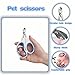 yayaboqu Upgraded Cat & Bearded Dragon Nail Clippers with 2mm Safety Guard - Stainless Steel Small Animal Nail Trimmer for Lizards, Rabbits, Birds | Prevents Cutting Quick, No Splitting