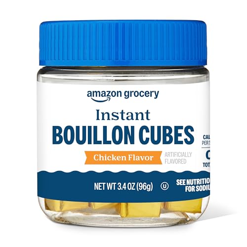 Amazon Fresh, Instant Bouillon Cubes, Chicken Flavor, 3.4 Oz