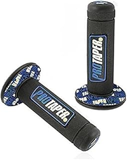 MOMOALA Motorcycle Dirt Pit Bike 7/8inch Handlebar Rubber Brake Hand Grips - Blue