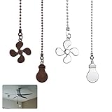 Cadena de ventilador, cable de ventilador con conector (plata+bronce rojo)