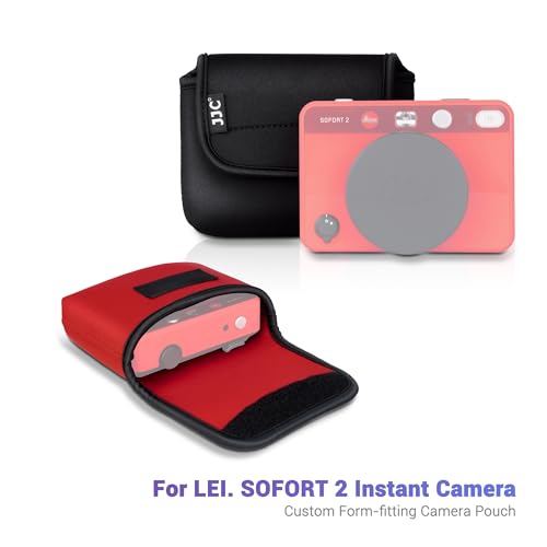 Funda Compacta JJC para Cámara Leica Sofort 2 Neopreno Roja miniatura 2