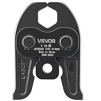 VEVOR V28 Pressbacke, 28 mm Pressbacke für V-förmige Edelstahlrohre, Crimpbacken aus Stahl, kompatibel mit Standard-Presswerkzeugen, Heizungs-, Lüftungs- und Klimasysteme, Gasleitungen