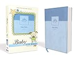 NIV, Baby Gift Bible, Holy Bible, Leathersoft, Blue, Red Letter, Comfort Print: Keepsake Edition