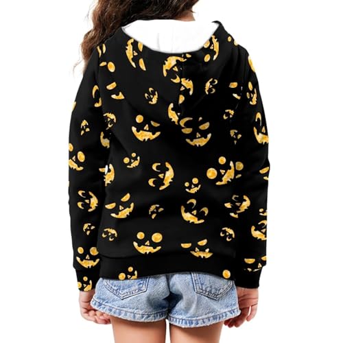 Image of Unisex Zipper Sweatshirt Boys Girls Hooded with 2 Pocket Pullover Hoodies for 6-16Y Kids
