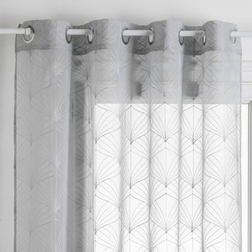 Atmosphera - Voilage Mia - Gris - 140x240 cm