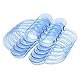 Lezed Wangenhalter Mundöffner Mundwinkelhalter Intraoral Dental C-Form Blau Mundöffner Werkzeuge fuer Mundöffner Challenge Dental C-Form Mundöffner für Zahnpflege und Party Spiel 20 Stück (Blau groß)