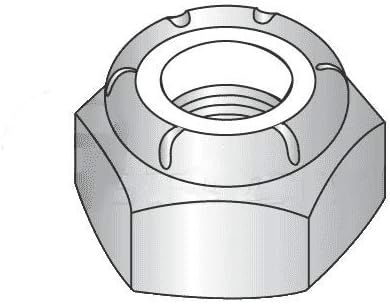 1/4"-20 Nylon Insert Locknut Heavy (NTU) / Grade A Steel/Zinc Plated (Quantity: 100) Heavy Hex, Thin Height