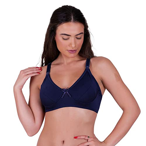 Sutiã Amamentação Liso Para Amamentar Pós Parto com Abertura Tamanho:G;Cor:Natural;Genero:Mulher