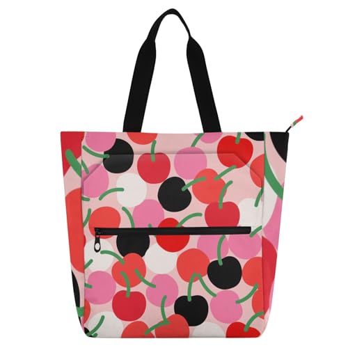 Bolsa de mano para profesores y niños amantes de la lectura en rojo