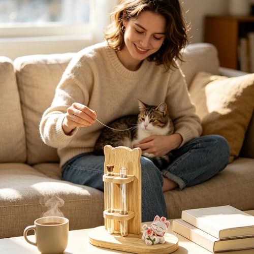 Pot de rangement en verre avec bouchon de liège pour déco bureau