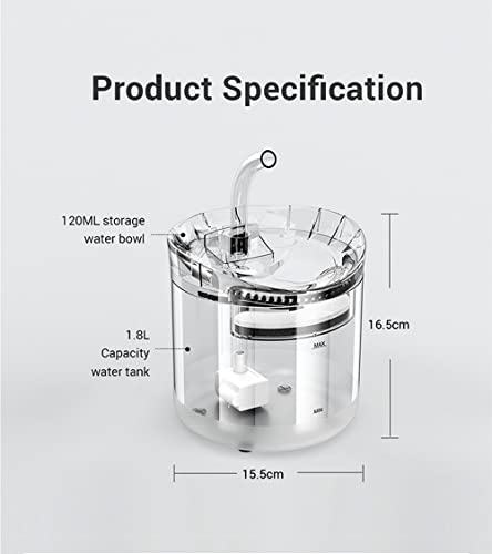 Dispensador de Agua Automático para Gatos 2L Star Dream miniatura 5