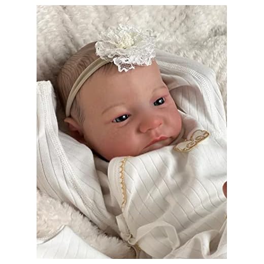 Anano Muñecas Reborn hiperrealistas de silicona Reborn de 19 pulgadas, muñecas de bebé reales de cuerpo suave que parecen ojos de muñeca de bebé abiertos para niñas