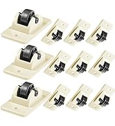 Self Adhesive Wheels Caster,12PCS Small Castor Wheels,Mini Self Adhesive Caster Wheels Self Adhes...