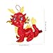 Imagen de GARVALON Muñeco de Peluche Dragón Chino de 24 CM Juguete de Peluche Zodiacal Figura Decorativa para Año y Regalos Festivos Algodón PP Ligero y Colores Brillantes