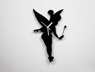 Tinker Bell All you need is faith trust and Pixie Dust - Silhouette - Wall Clock