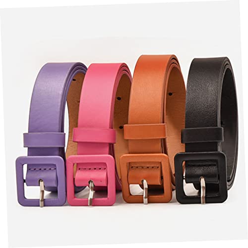 4pcs Girls Belts Stylish Waist Belts for Boy Girl Camel for Jeans and Everyday Outfits2