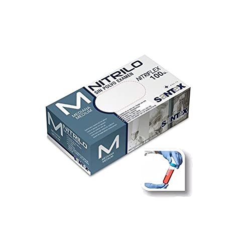 SANTEX 2000 INTERNACIONAL, S.L. Guante Nitriflex Azul S/polvo 100 Ud. T/m Gd20bc